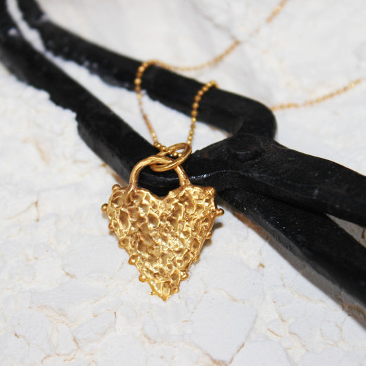 GOLD HEART NECKLACE ‘’N005GP’’