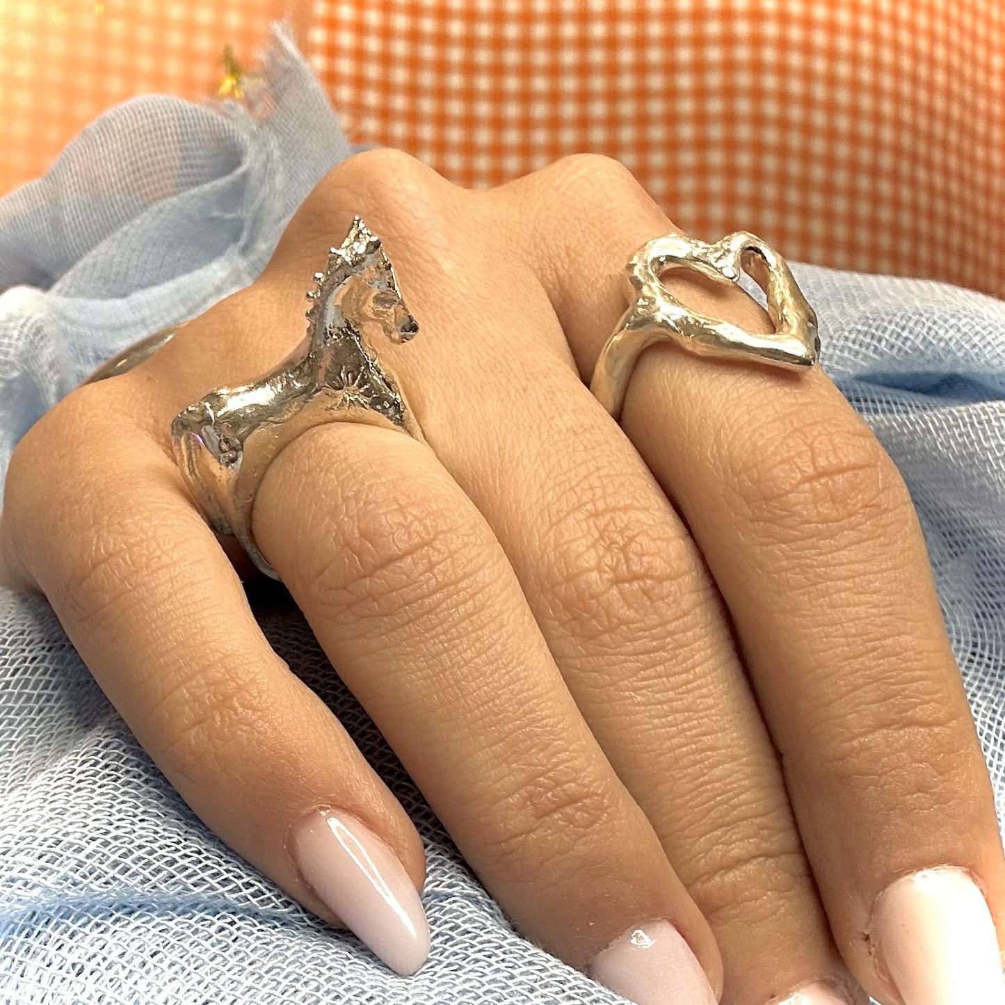 SILVER HORSE RING ‘’R200SS’’