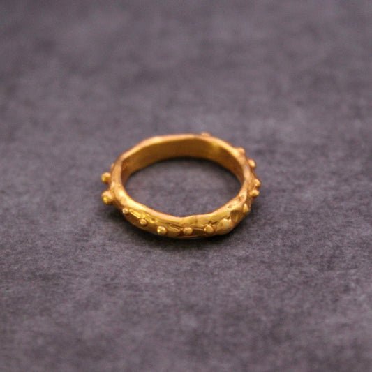 GOLD DOTS RING ‘’R002GP’’