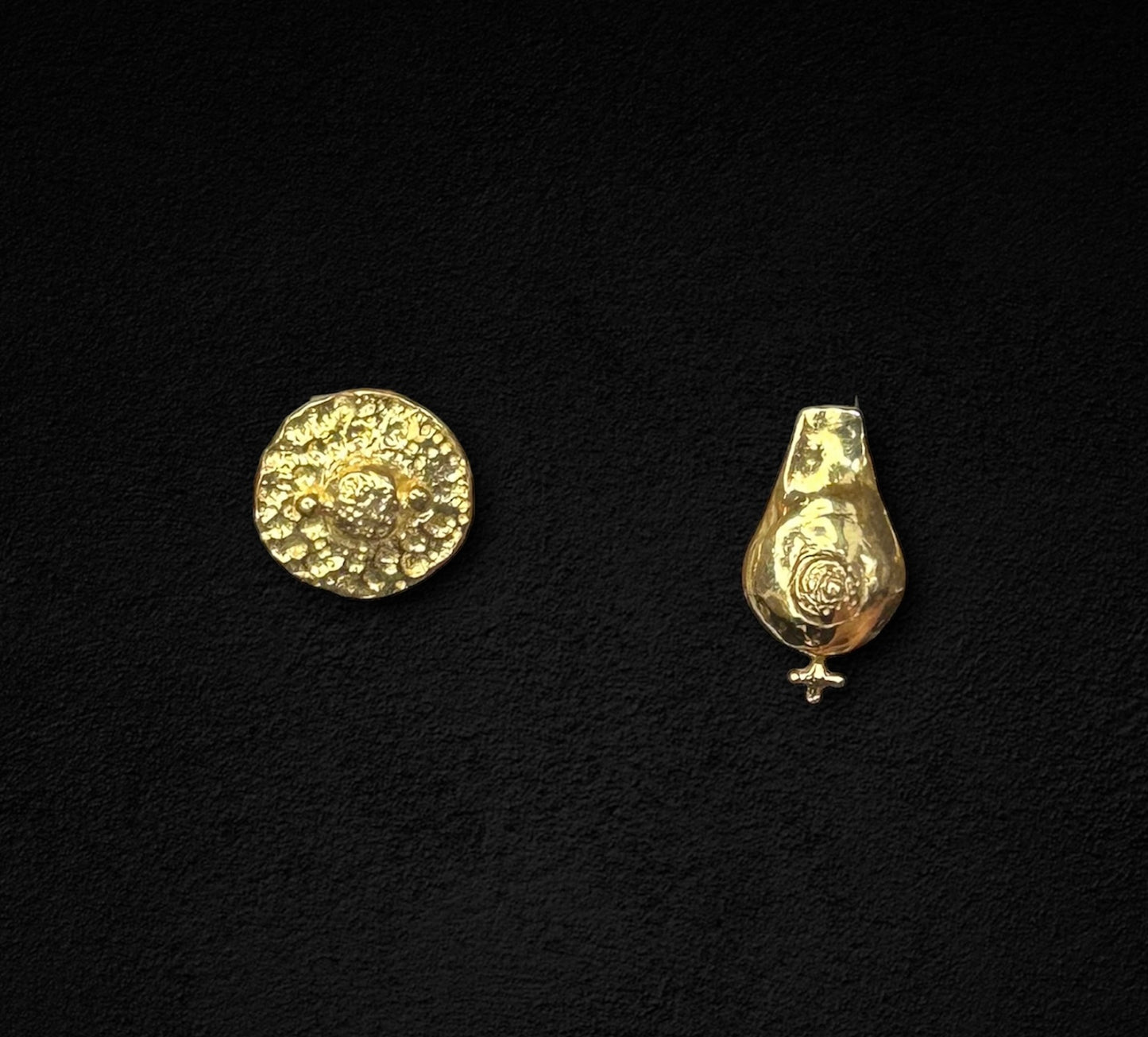 GOLD NIPPLES EARRINGS ‘’E200GP’’