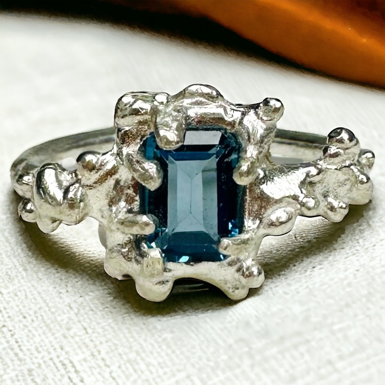 LONDON BLUE TOPAZ RING ‘’R209SS’’