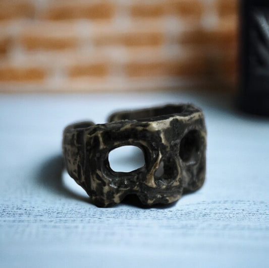 BLACK ACID SKULL RING ‘’R007BAS’’