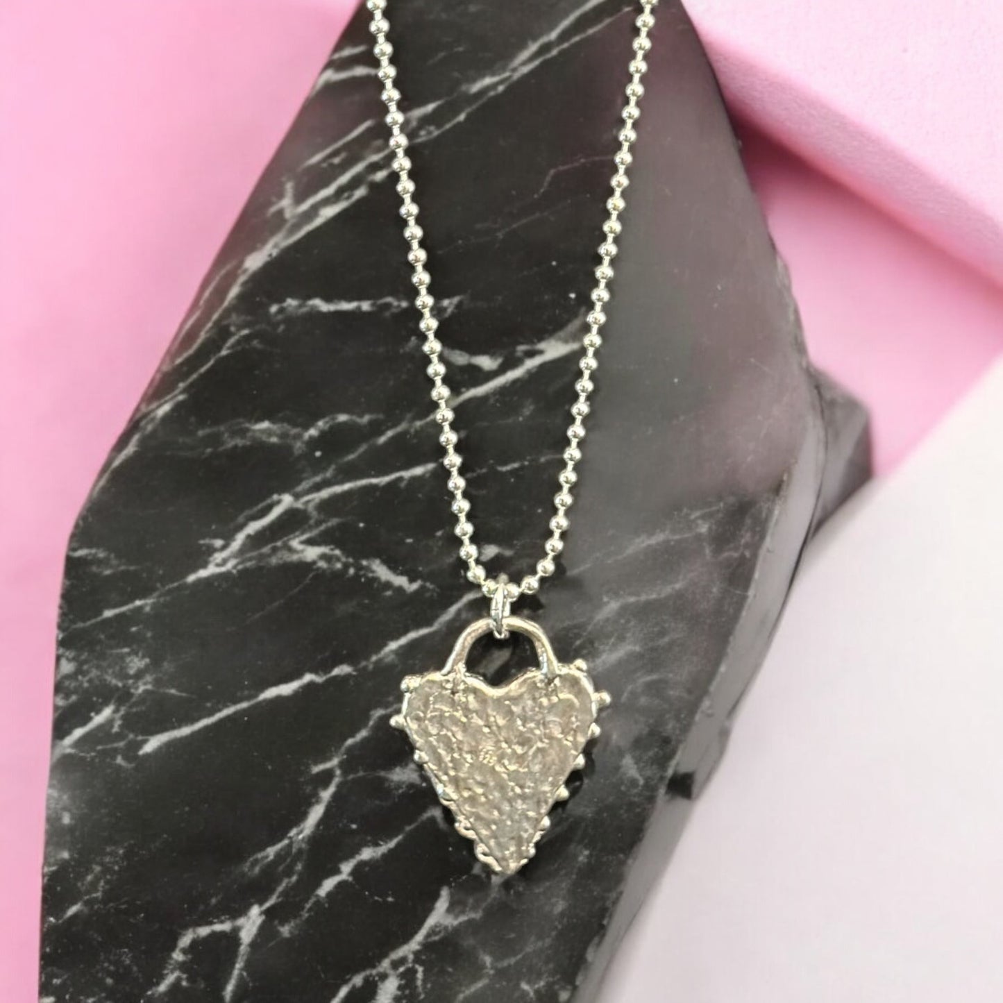 SILVER HEART NECKLACE ‘’N018SS’’