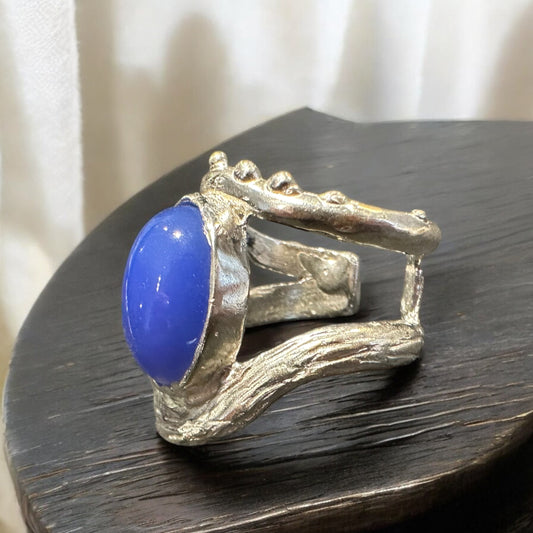 RING ''R457SSS  BLUE AGATE''